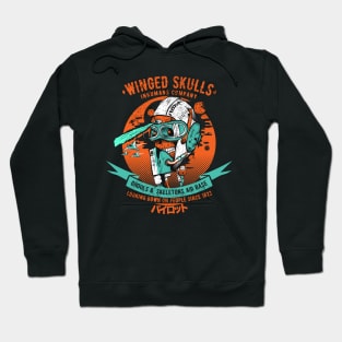 Winged Skulls Inhuman Company Hoodie